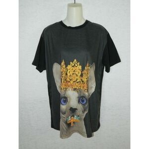 ‎T-Shirt Streetwear Crown Dog Short Sleeve Shirt Large